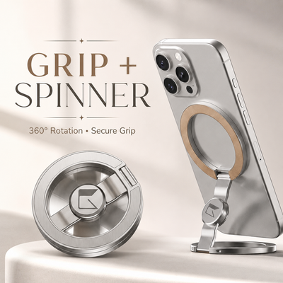 Rotatable Mobile Stand | Compatible with iPhone, Samsung & Google
