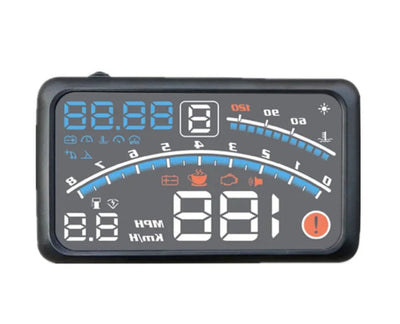 Smart Head Up Display Speedometer, Real Time Digital Speed Meter for Cars
