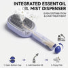 5 in 1 Rechargeable Hair Straightener Brush with Detangling Comb | Cordless Hair Styler