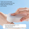Ultra Soft Exfoliating Bath Sponge for Dead Skin Removal, 3D Spa Body Scrubber, Deep Cleansing Shower Sponge for Smooth & Glowing Skin