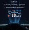Smart Head Up Display Speedometer, Real Time Digital Speed Meter for Cars