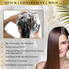 Instant Hair Dye Shampoo | Hair Colour - Natural Black for Women and Men - 420ml