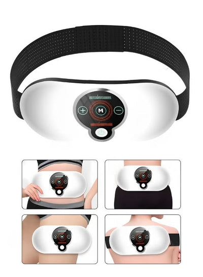 Slimming Artifact Waist Fat Throwing Machine | Electric Slimming Belt, Wireless Portable Abdominal Massager, Adjustable Vibration Massager for Belly Fat Burner Promote Digestion