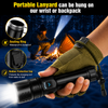 High-Power Rechargeable LED Flashlight Kit
