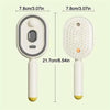 5 in 1 Rechargeable Hair Straightener Brush with Detangling Comb | Cordless Hair Styler