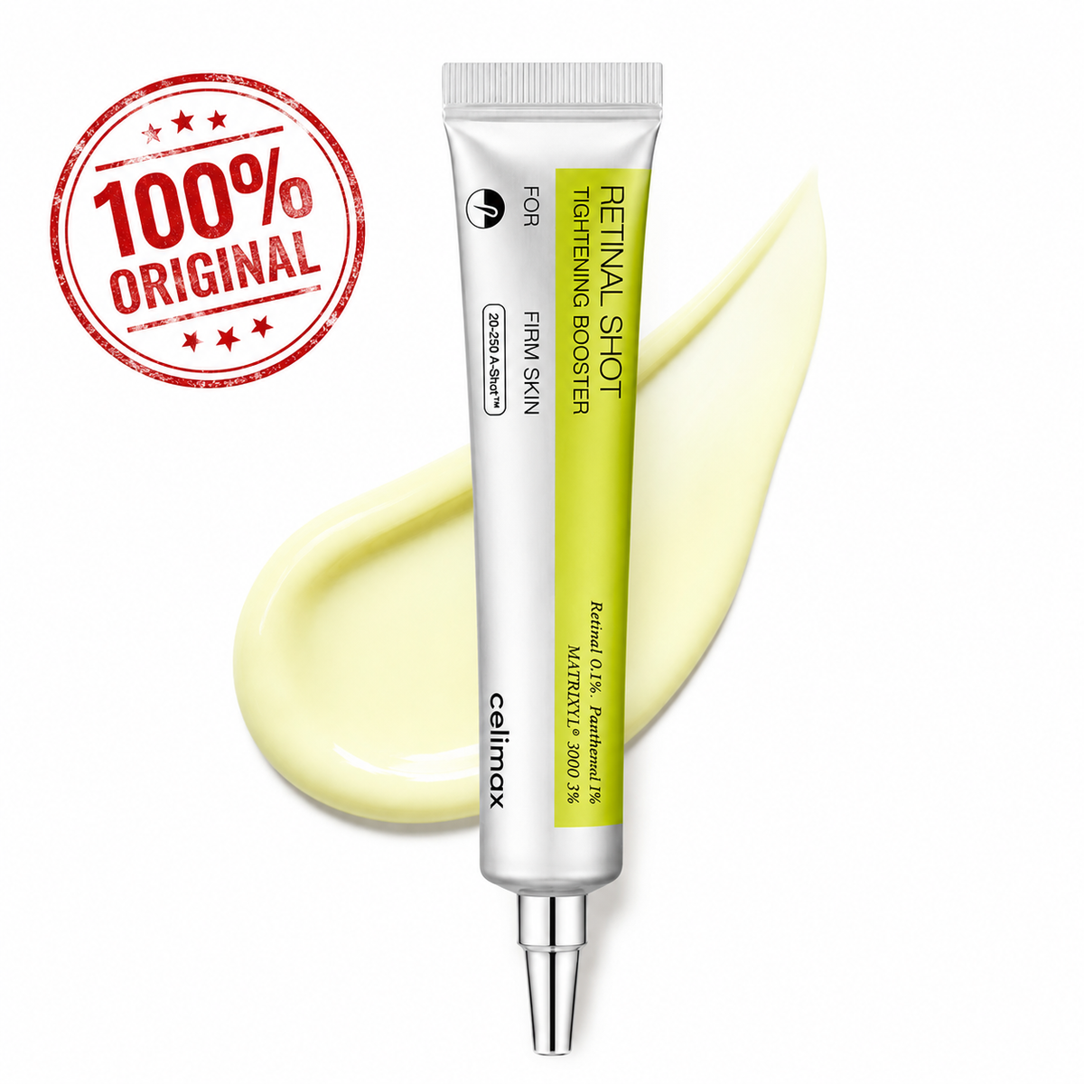 The Vita A Retinal Shot Tightening Booster | with Liposomized Retinal, Matryxyl, Pore Minimizer, Wrinkles & Fine Lines, Firmer Skin, 15ml
