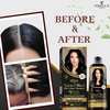Instant Hair Dye Shampoo | Hair Colour - Natural Black for Women and Men - 420ml