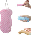 Ultra Soft Exfoliating Bath Sponge for Dead Skin Removal, 3D Spa Body Scrubber, Deep Cleansing Shower Sponge for Smooth & Glowing Skin