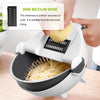 9 In 1 Multifunctional Vegetable Slicer & Chopper with Interchangeable Blades