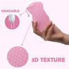 Ultra Soft Exfoliating Bath Sponge for Dead Skin Removal, 3D Spa Body Scrubber, Deep Cleansing Shower Sponge for Smooth & Glowing Skin