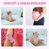 Ultra Soft Exfoliating Bath Sponge for Dead Skin Removal, 3D Spa Body Scrubber, Deep Cleansing Shower Sponge for Smooth & Glowing Skin